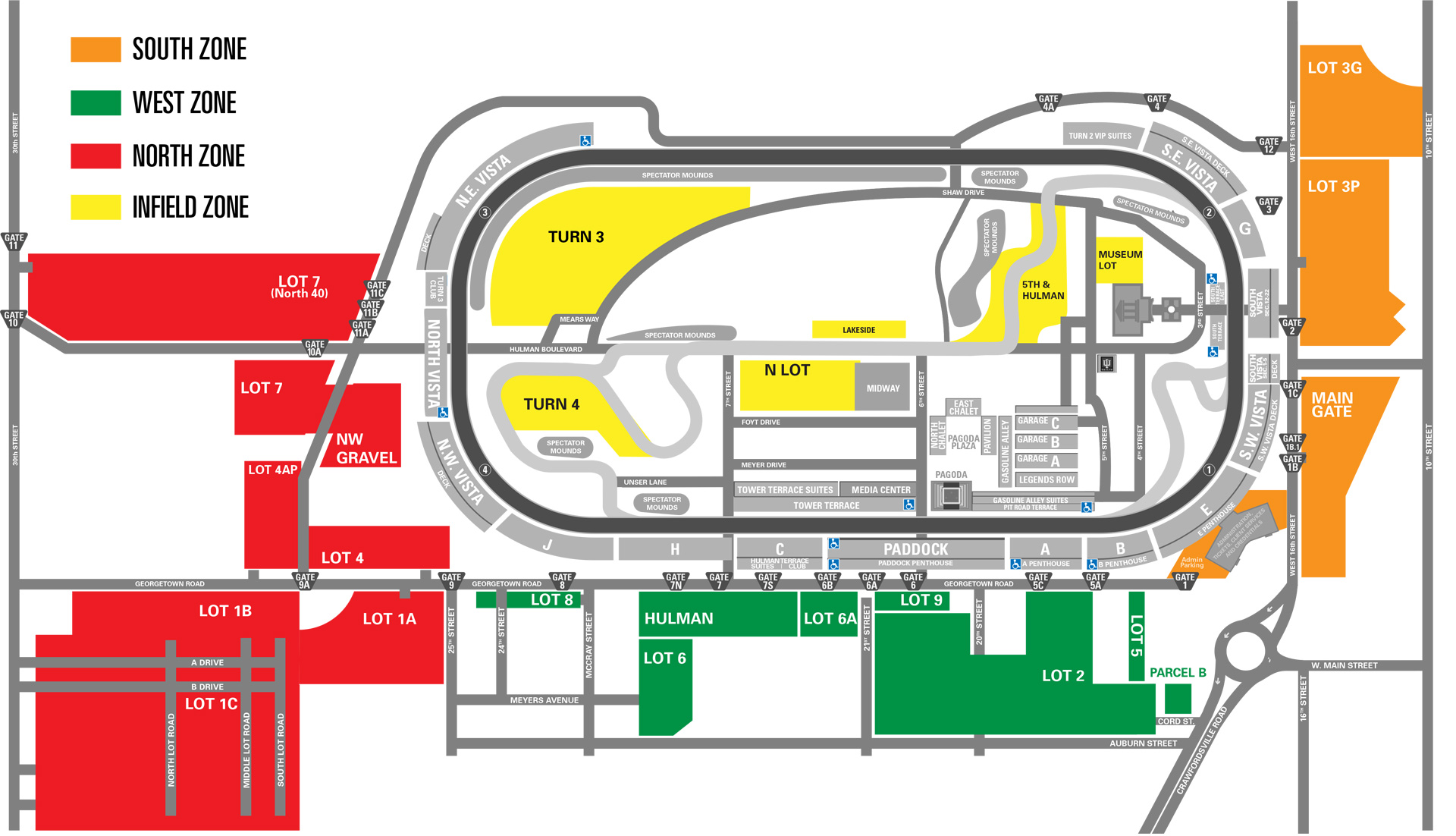Indianapolis Motor Speedway | Directions