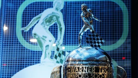 Borg-Warner Trophy at Indy 500 - 100 Days Out Fan Party - By: Chris Jones
