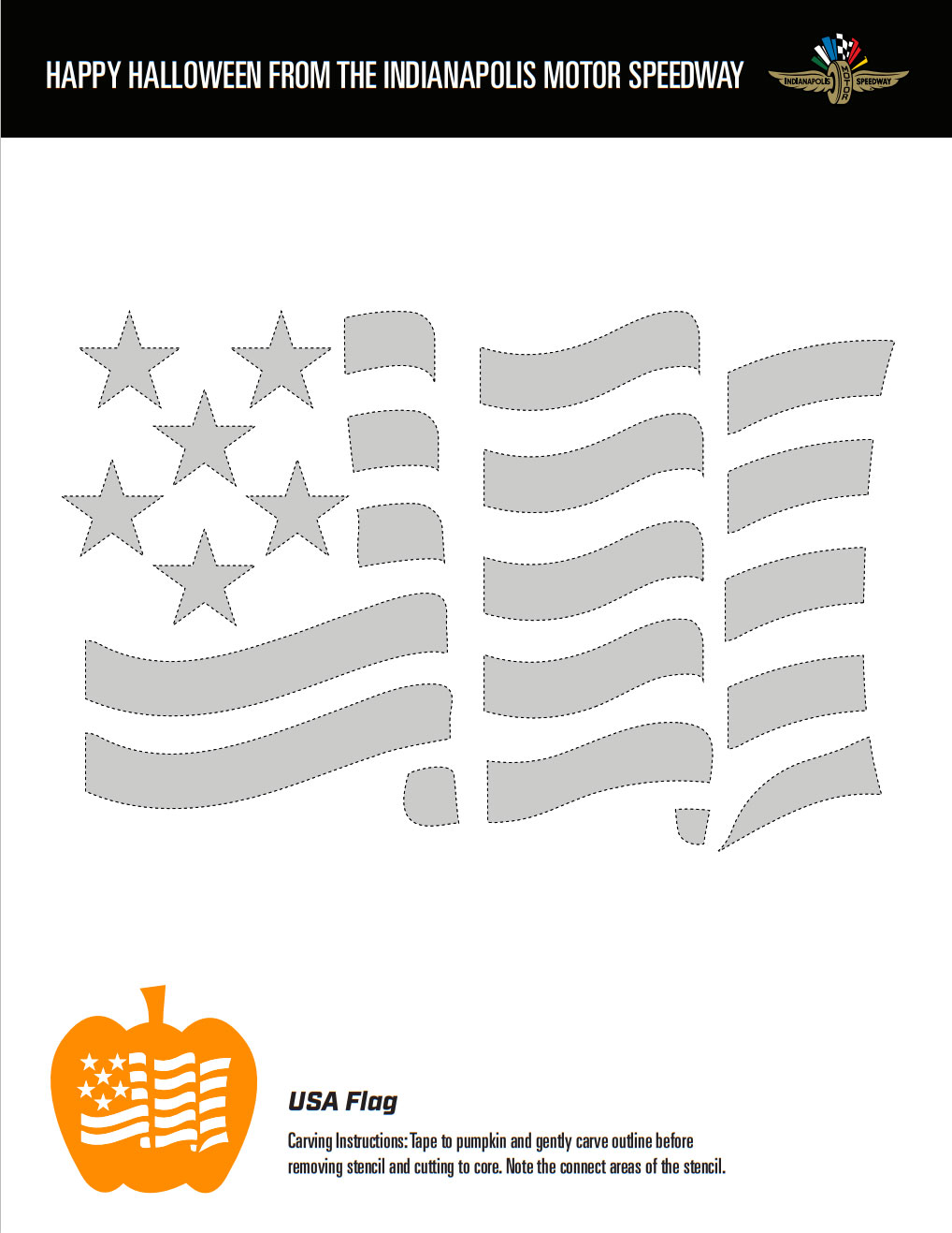 USA Flag Template