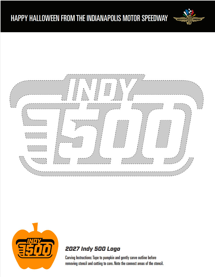 2027 Indy 500 Logo Template