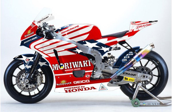 Honda Unveils Patriotic Graphics For Indy Moto2 Effort