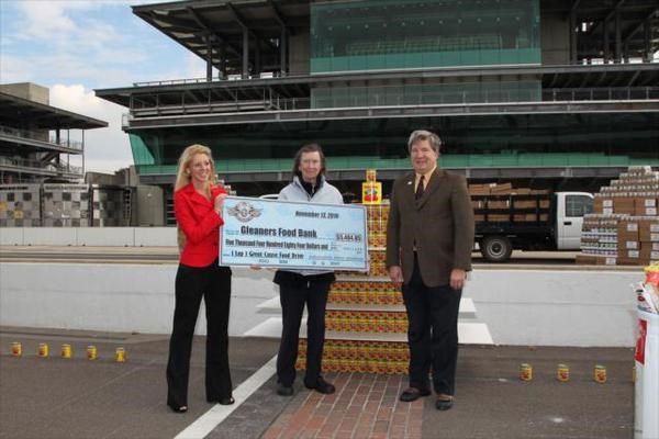 &#39;1 Lap, 1 Great Cause&#39; Laps IMS Oval With Food, Raises $5,484
