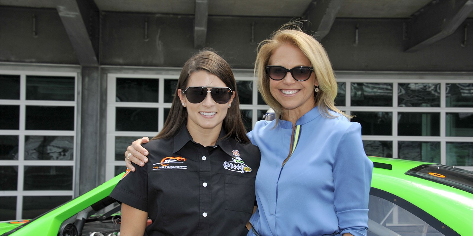 Danica Takes Couric For Fun Ride At IMS To Prepare For Indiana 250