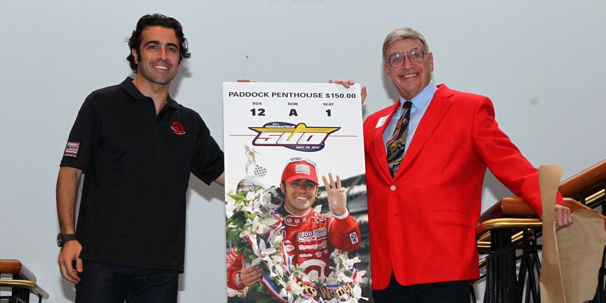 Franchitti Unveils 2013 Indianapolis 500 Ticket