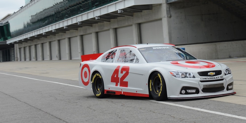 NASCAR Teammates Montoya, McMurray Test New Gen-6 Car At IMS