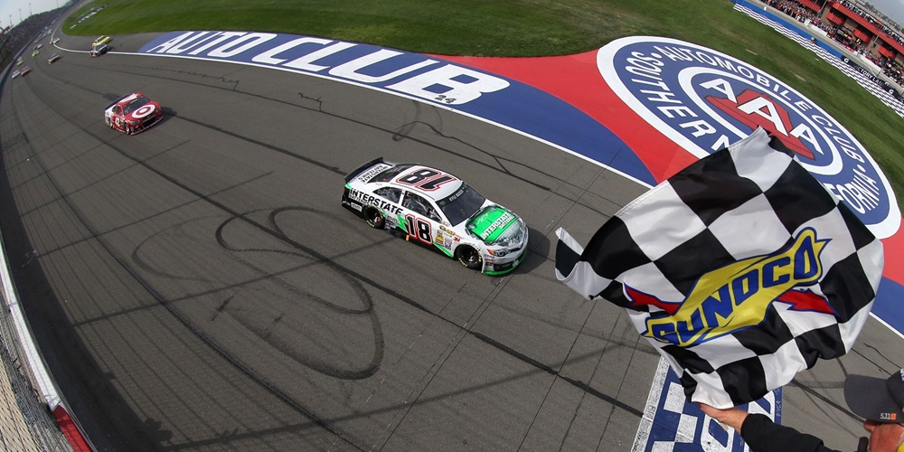 Kyle Busch Wins Thrilling Auto Club 400