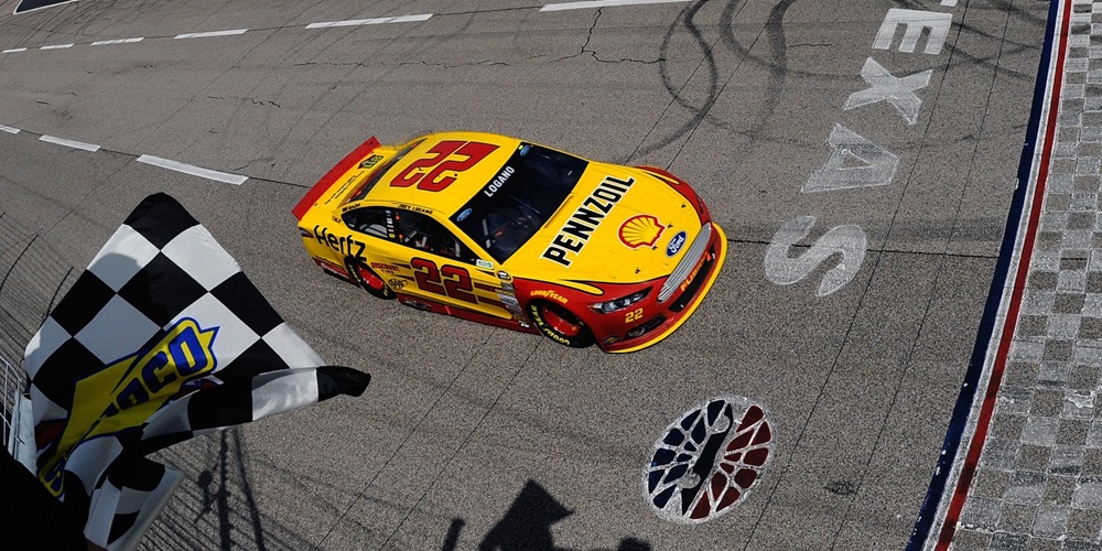 Logano Passes Gordon On Final Lap For Texas Win