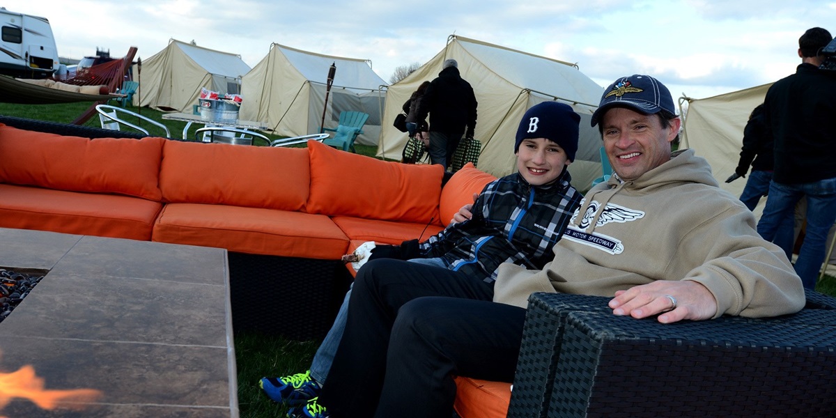 Rally Around The Campfire: 'Glamping' At IMS