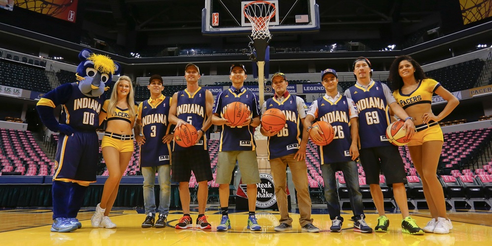 MotoGP Take Their Shots at Banker Life Fieldhouse