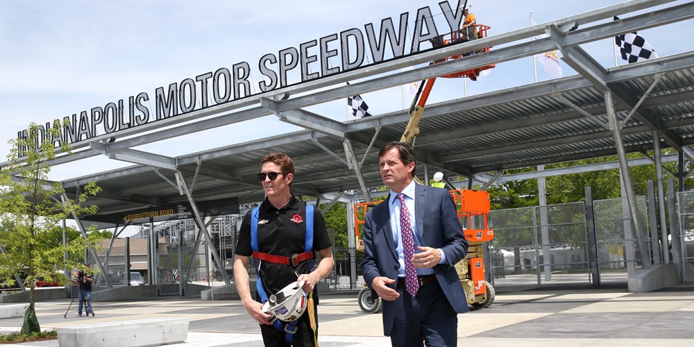 Scott Dixon with Doug Boles