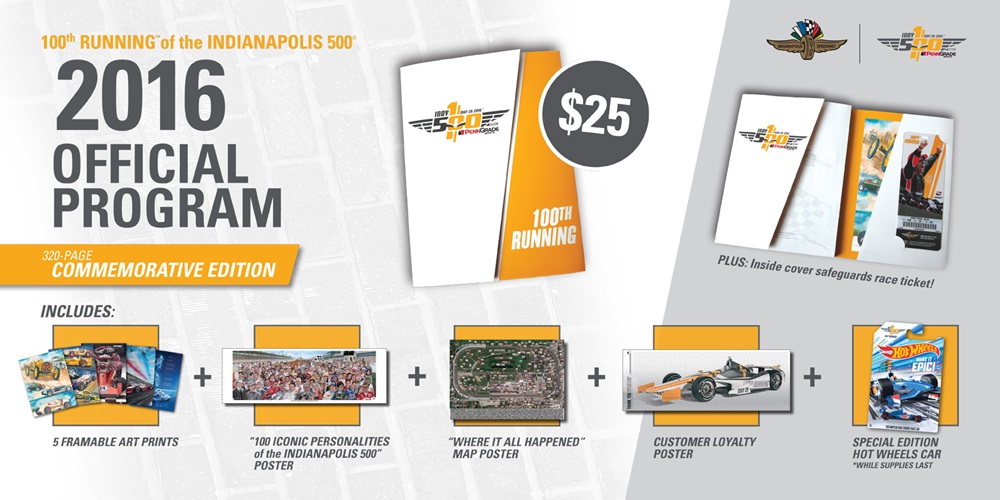 Indy 500 Program