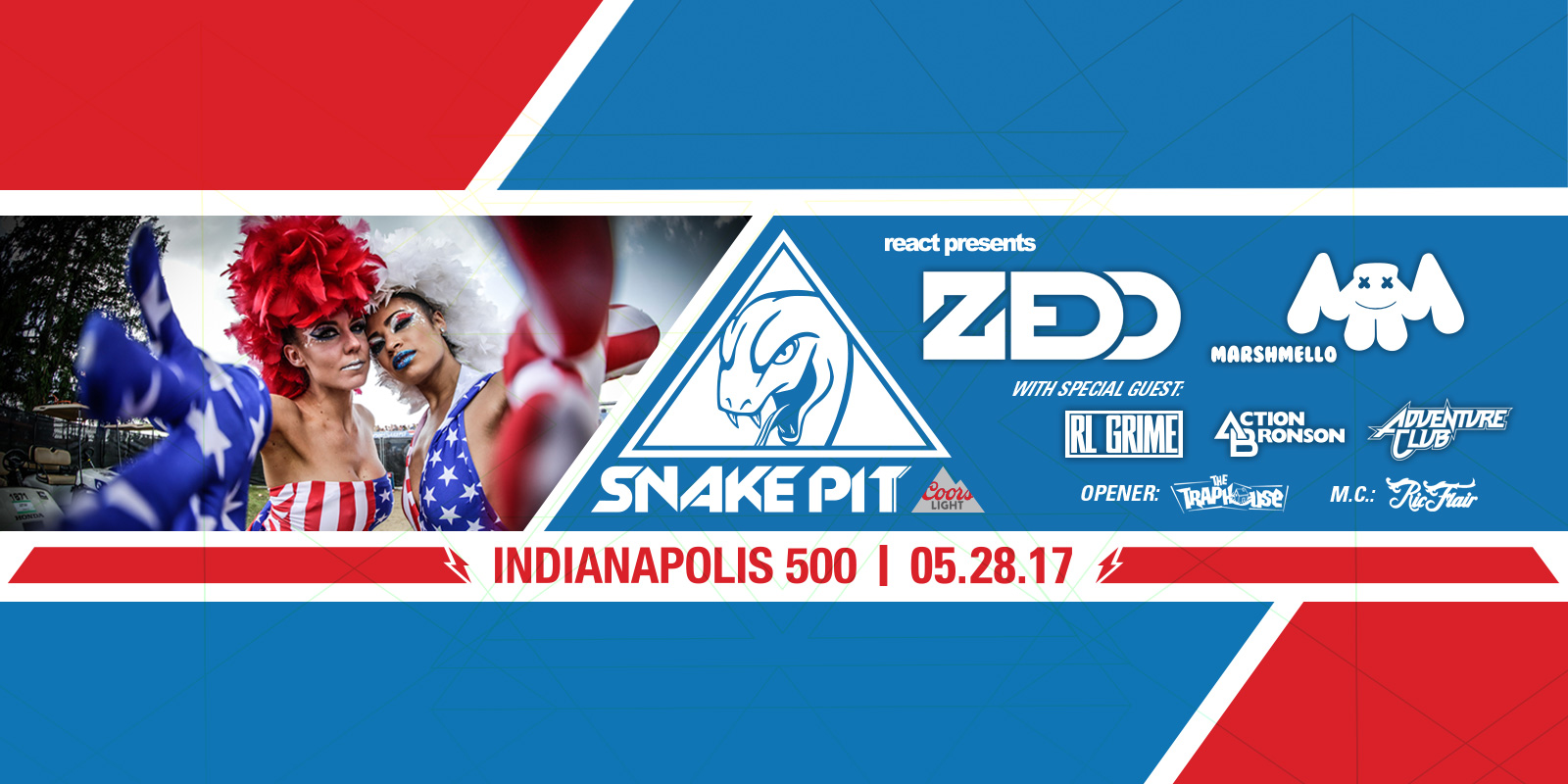 Zedd and Marshmello to Headline Indy 500 Snake Pit Presented by