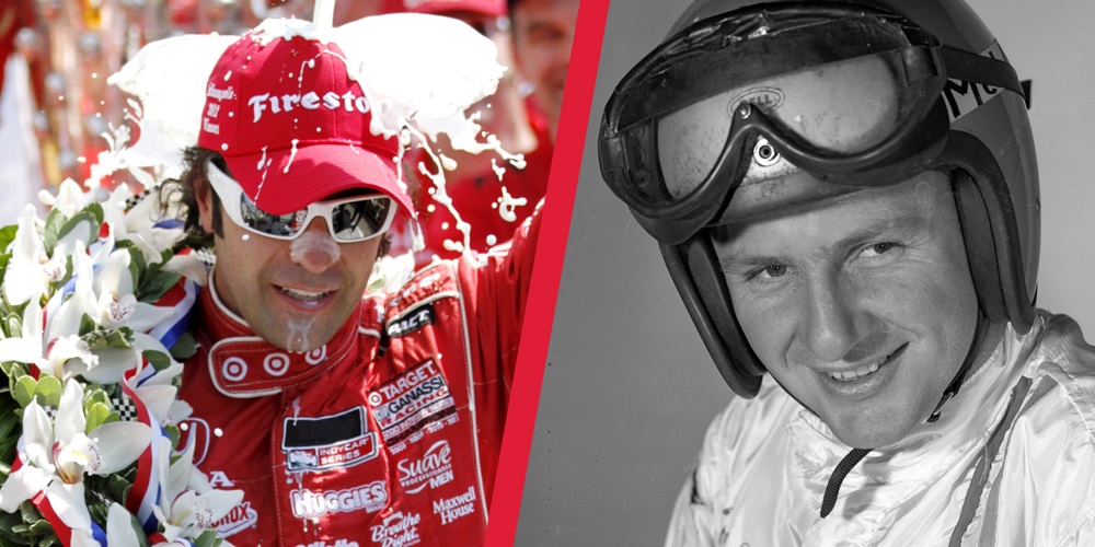 Dario Franchitti and Bruce Mclaren