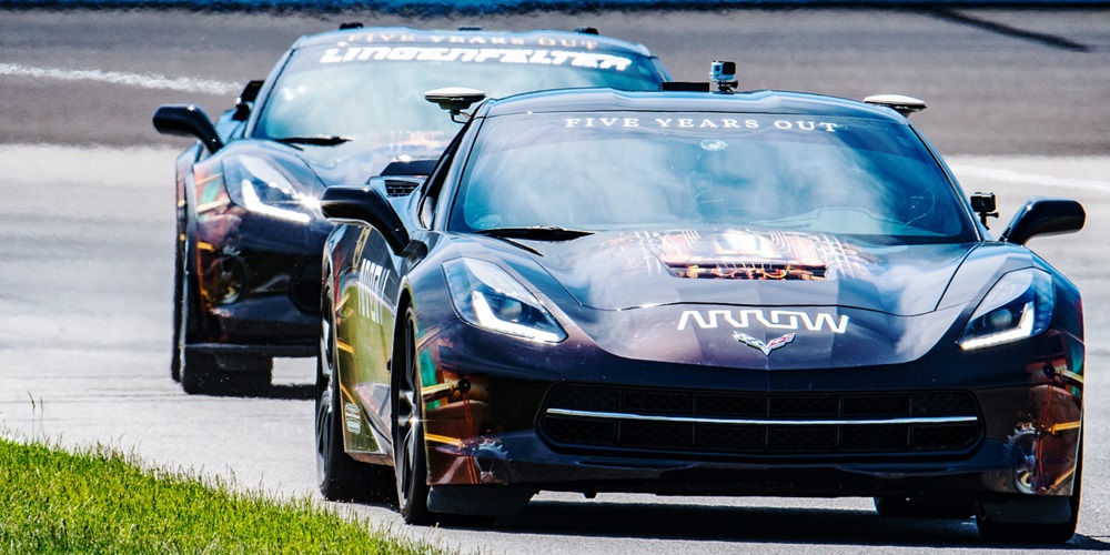 Sam Schmidt and Mario Andretti