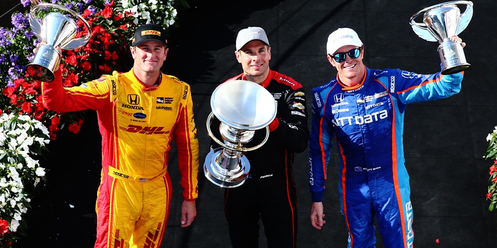 Ryan Hunter-Reay, Will Power, Scott Dixon