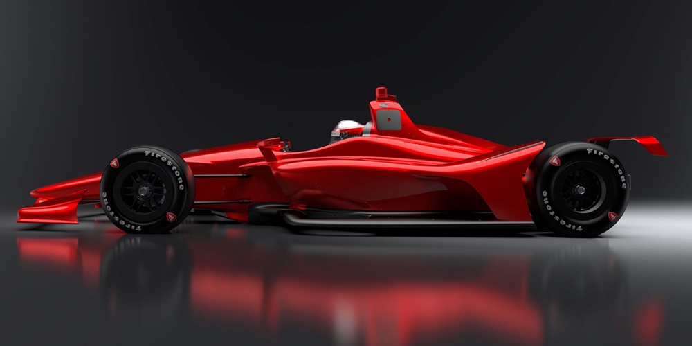 2018 Indy Car Rendering