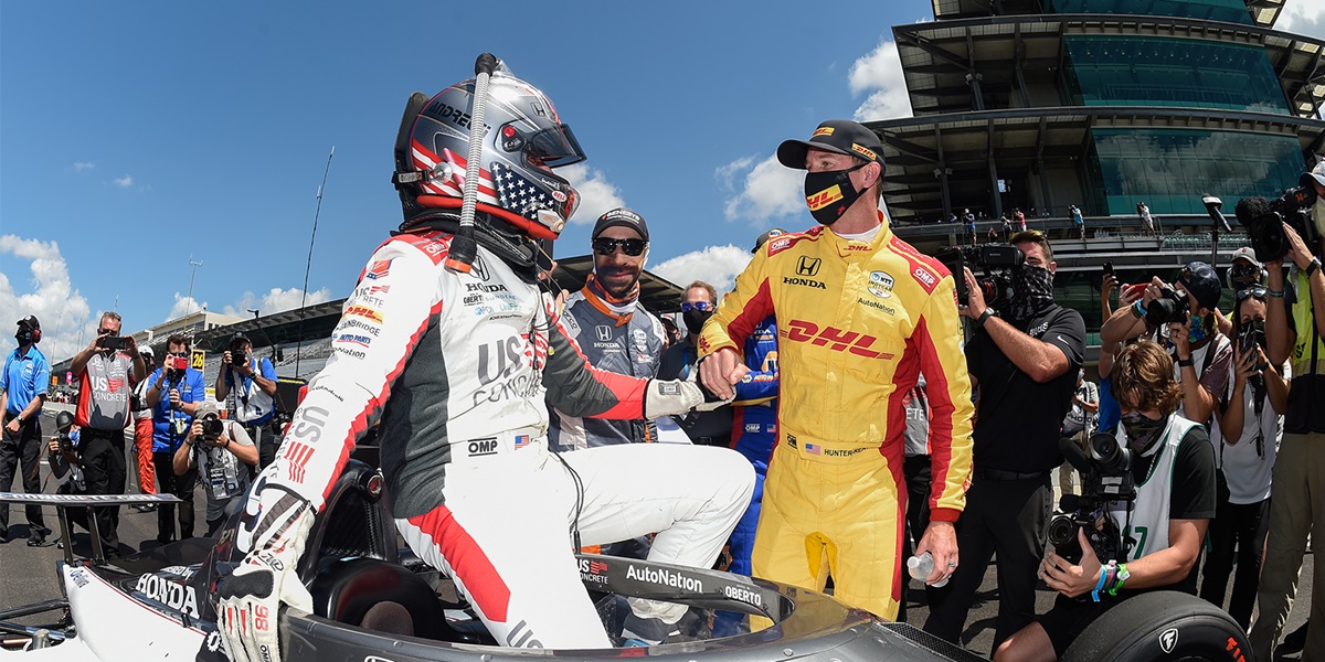 Andretti’s Fellow Drivers Celebrated with Him -- and for Him