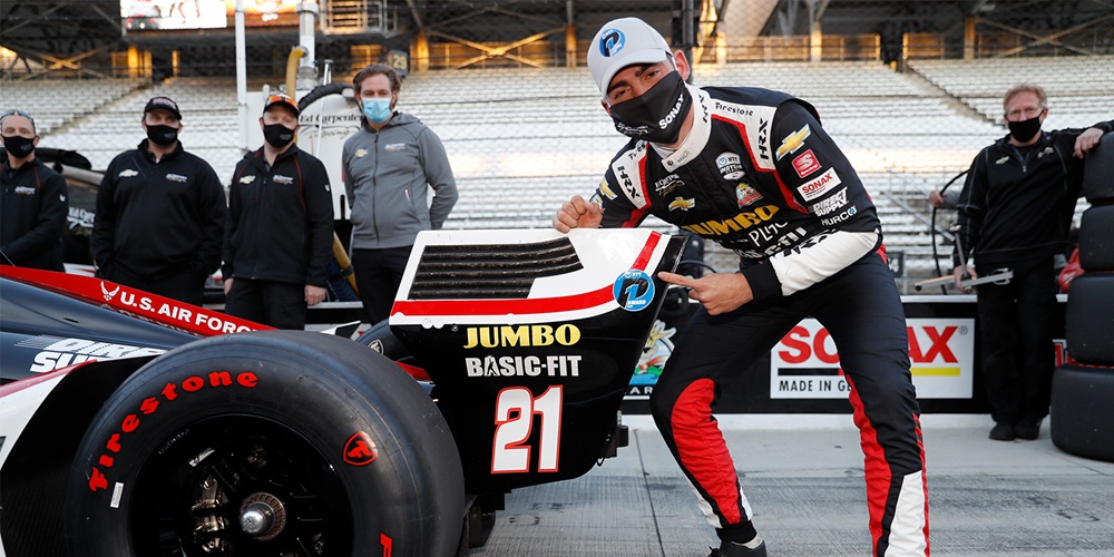 Rookie VeeKay Rockets to NTT P1 Award for Pole in Race 1 of INDYCAR Harvest GP