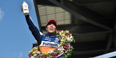 Sato Wins Indy 500 for Second Time