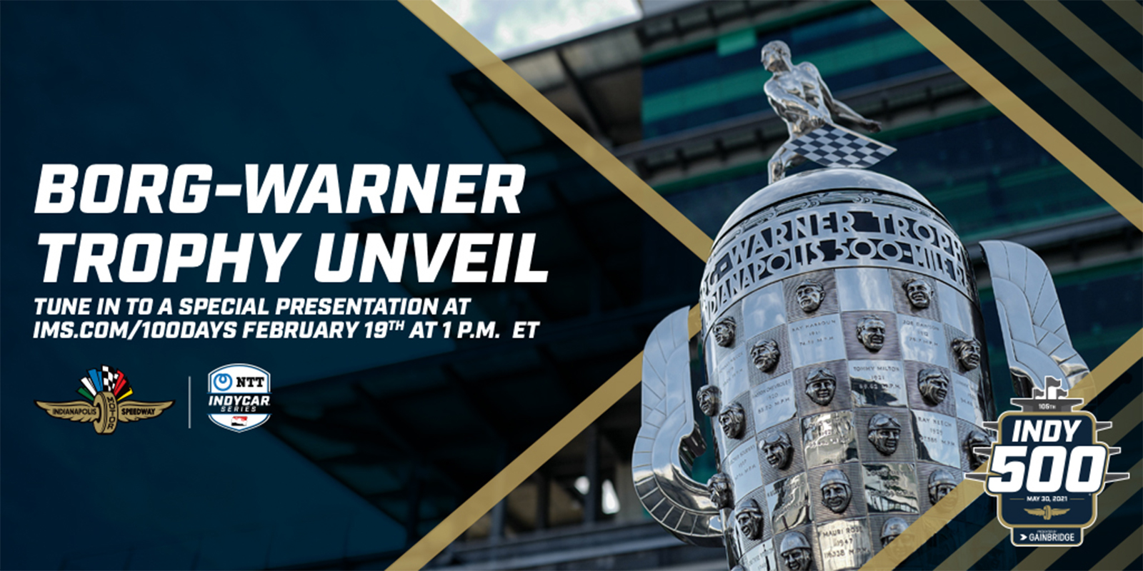 Borg-Warner Trophy Unveil Presentation Feb. 19