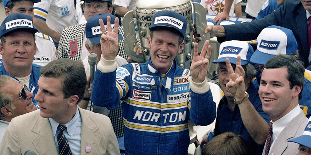Three-Time Indianapolis 500 Winner, Bobby Unser.