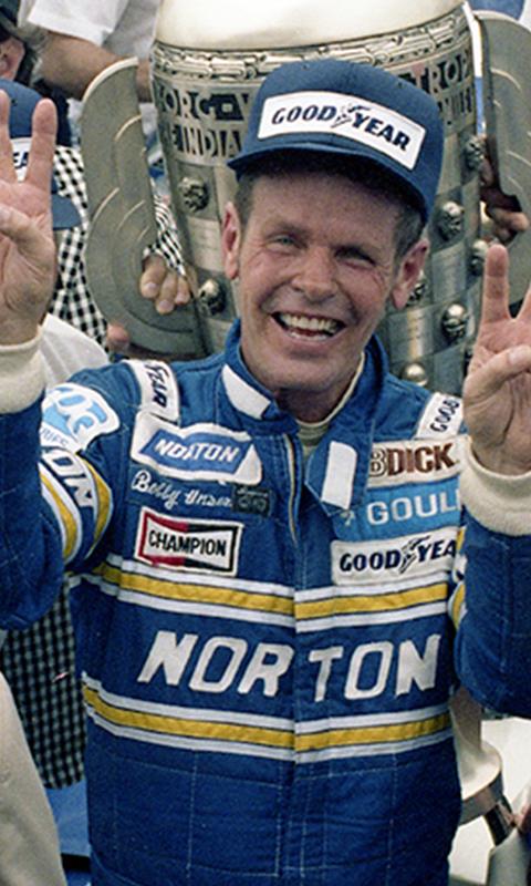 Three-Time Indianapolis 500 Winner, Bobby Unser.