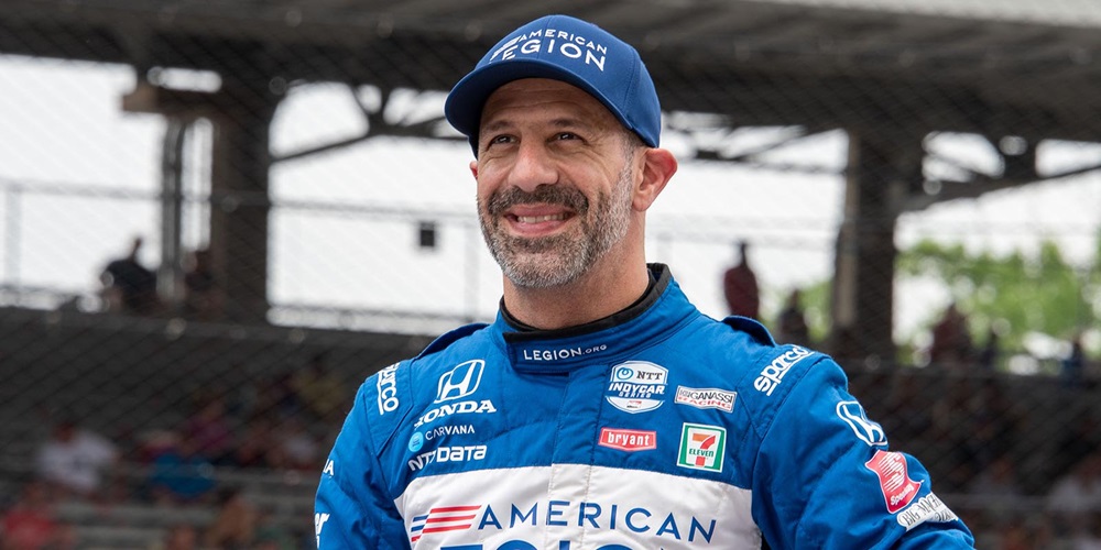 Tony Kanaan smiling before Indy 500 