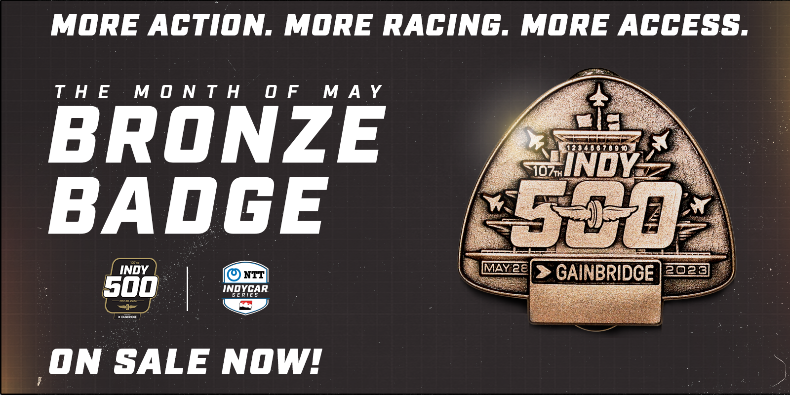 2023 Indianapolis 500 Bronze Badge