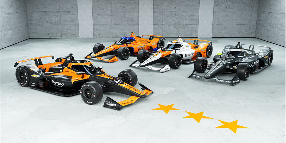 Arrow McLaren Indy 500 cars