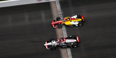 Newgarden Leads Hectic Race Prep Practice at Indy