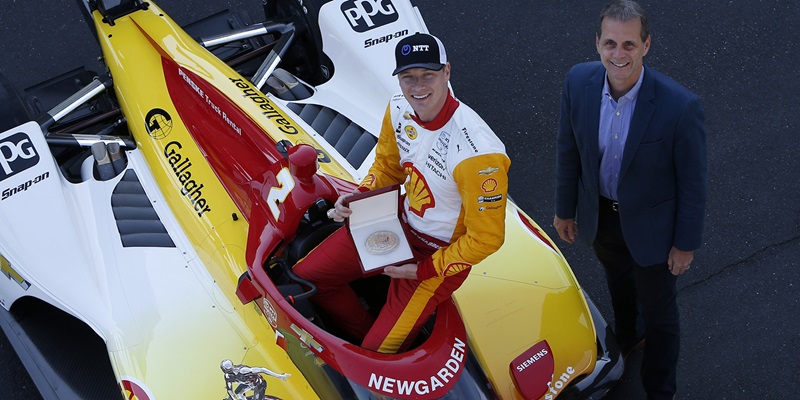 Indianapolis 500 Winner Buckled Up with NTT DATA