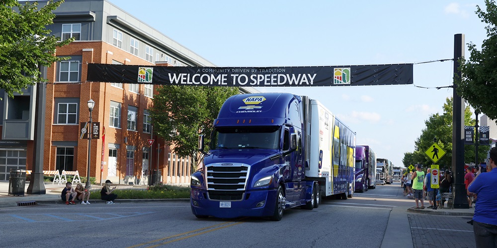 Brickyard Weekend Hauler Parade