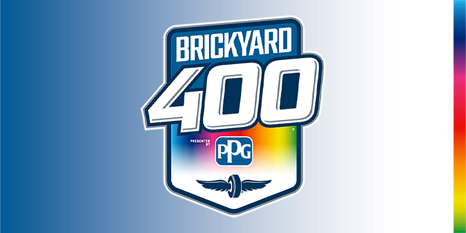 2025 Brickyard 400 presented by PPG logo