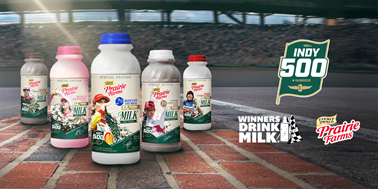 Commemorative Milk Pints, Cartons Give Indy 500 Fans Winning Feeling