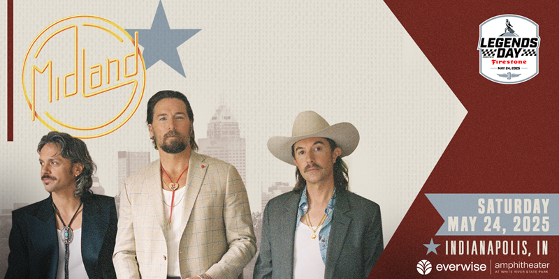 Grammy-Nominated Country Group Midland To Headline Firestone Legends Day Concert May 24
