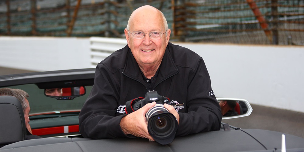 Ron Mcqueeney Poses with his camera