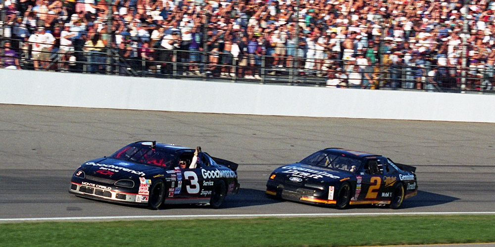 Dale Earnhardt Rusty Wallace