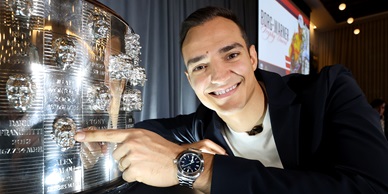 Indy 500 Winner Alex Palou Unveils Image on Borg-Warner Trophy