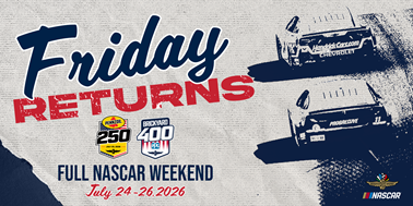 Three-Day Schedule Announced for 2026 Brickyard Weekend