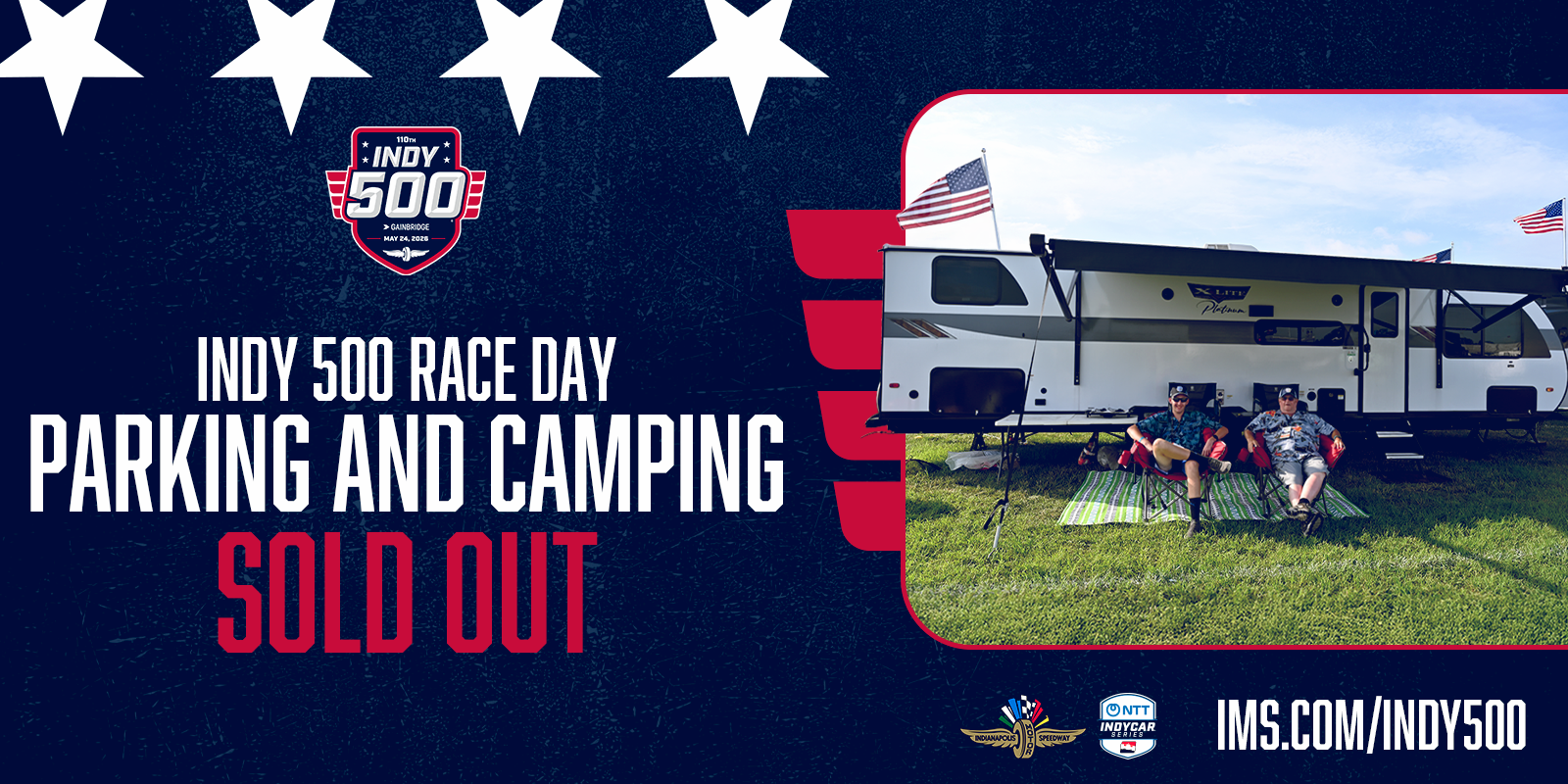 Indy 500 parking camping