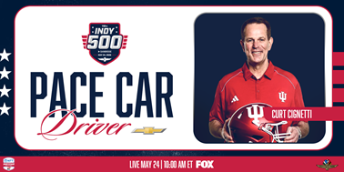 Indiana University Head Football Coach Curt Cignetti To Drive Indy 500 Pace Car