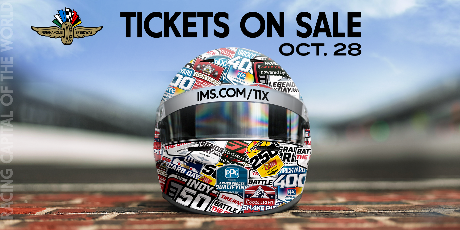 IMS 2027 tickets on sale Oct. 28