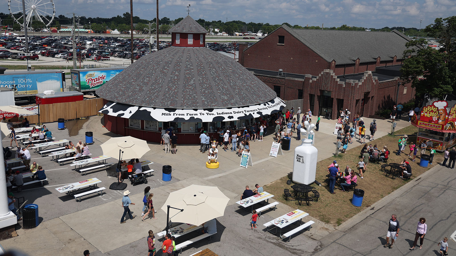 Indiana State fair Dairy Barn