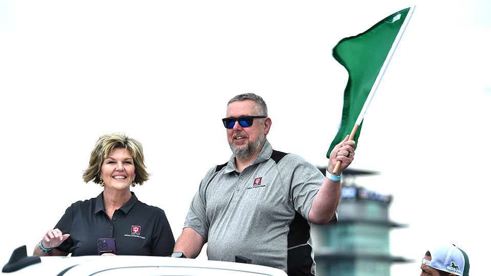 IU Health brings the green flag to the Indy 500