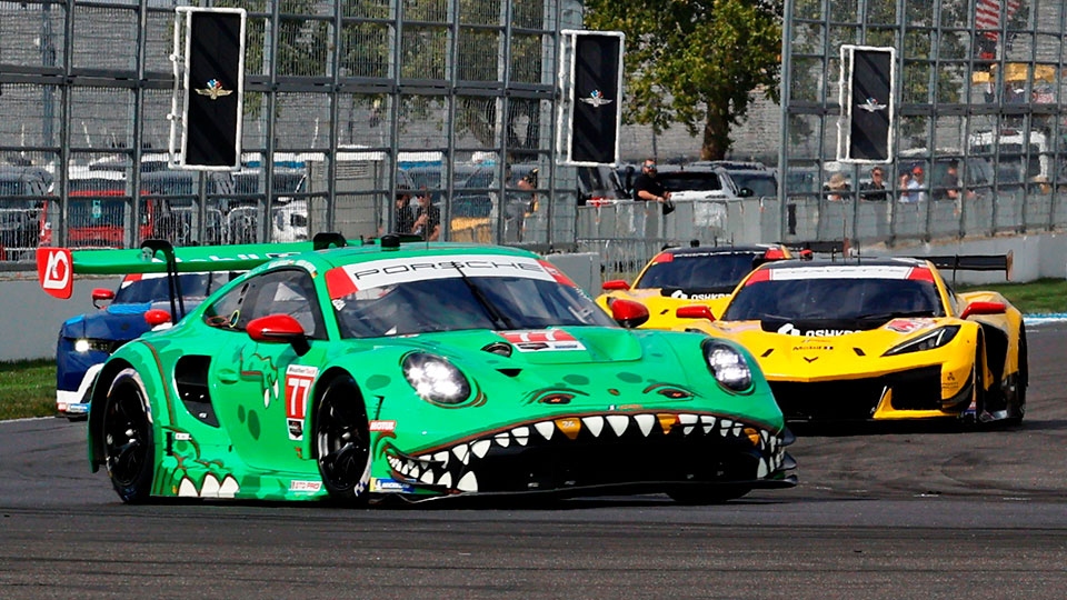 Rexy takes a turn at IMS