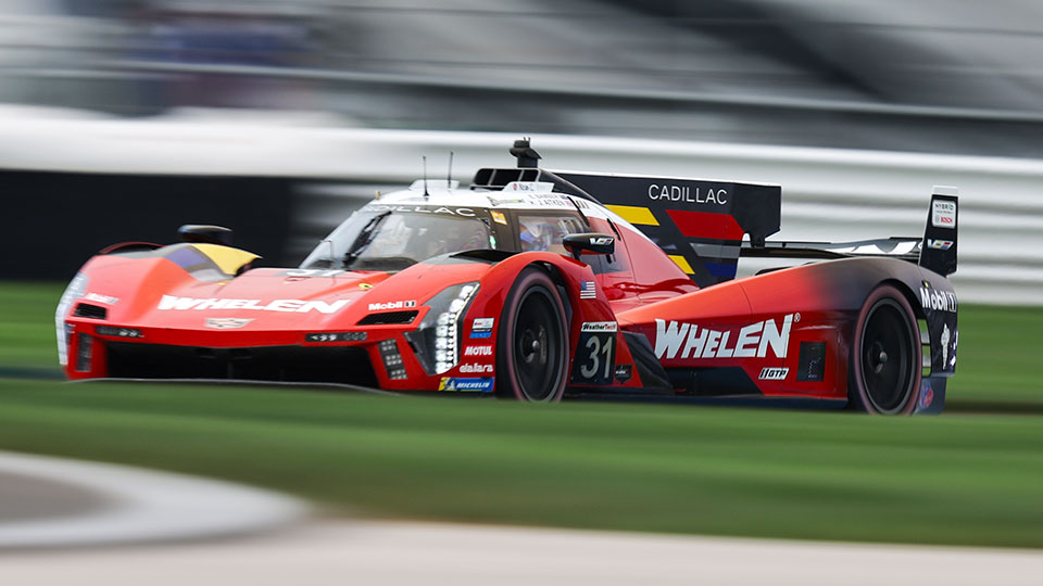 Cadillac races at IMS