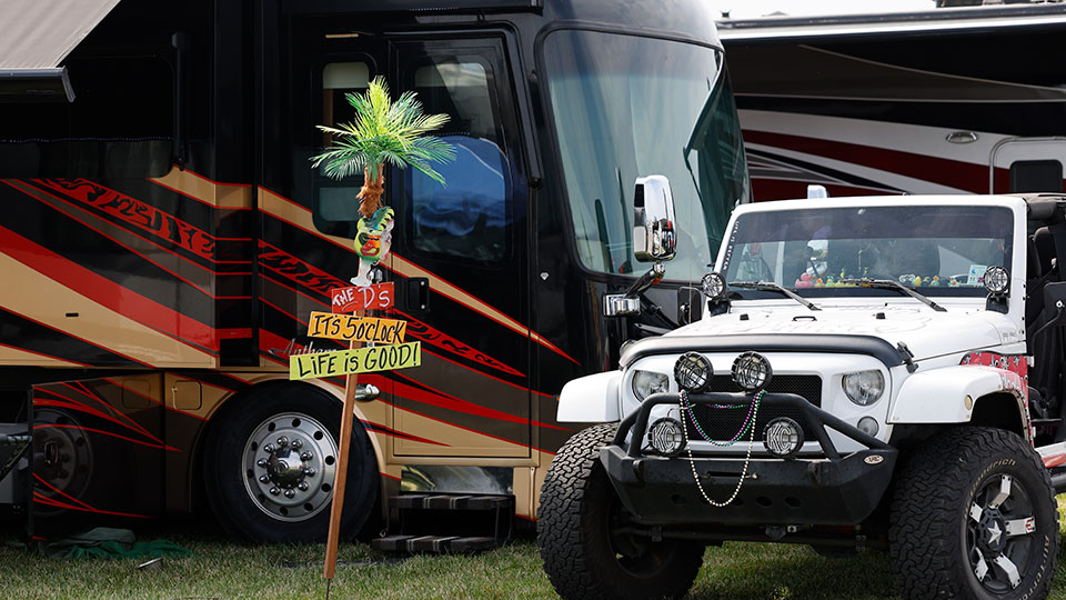 A Campsite at the Brickyard 400