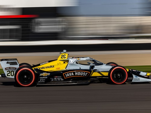 Alexander Rossi races at the 2025 Sonsio Grand Prix