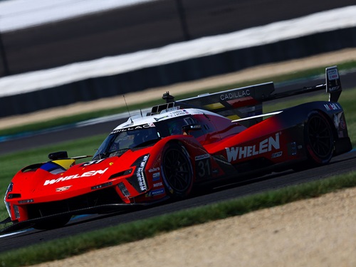A car races at the Battle on the Bricks