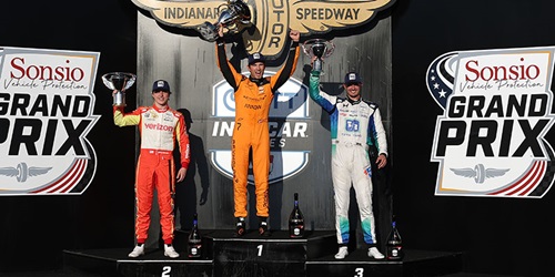 Podium of the 2026 Sonsio Grand Prix